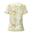thumbnail image 4 of Naloa Lemon Potatoes Print T-Shirts Short Sleeve V Neck Tees for Women Fashion Tops Trendy Lightweight Soft Casual Summer Outfits Clothes, 4 of 5