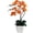 Orange, variant on 15 Inches Tall Artificial Silk Phalaenopsis Orchid Flower Plant Pot Teal Arrangements (Golden Blue)