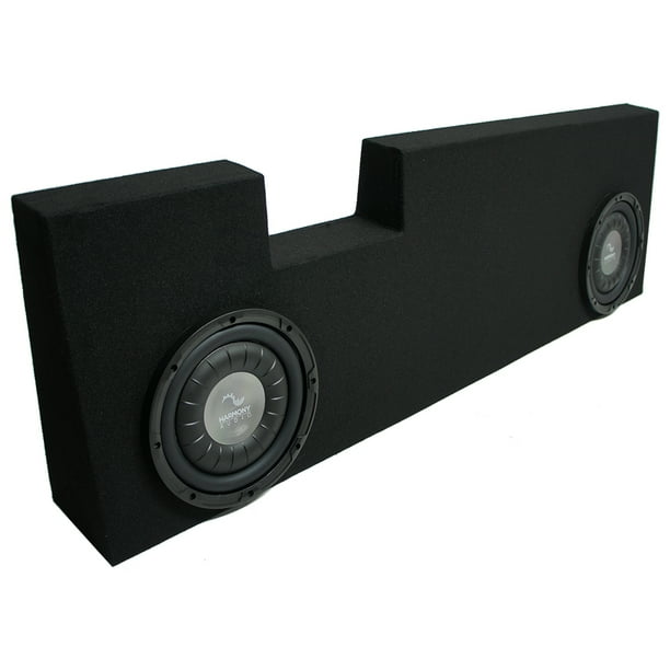 2001-2014 Ford F250 F350 Super Crew Truck Harmony F124 Dual 12 Sub Box ...