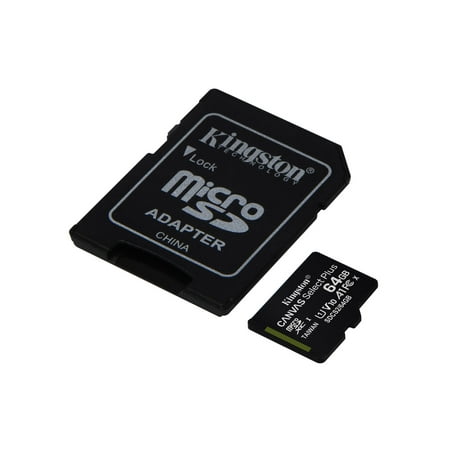 Image of Kingston MicroSD Memory Card 64GB