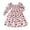 A, variant on KYAIGUO Toddler Kids Girls Flare Sleeve Dresses Spring Floral Princess Dress Fall Square Neck Onesies Prints Skirt for 3-7 Years Old