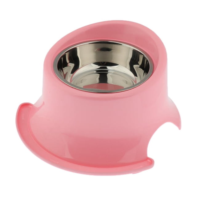 de Agua y Alimentación para Perros Duraderos Protección Cervical - , tal se describe Rosado