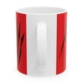 thumbnail image 3 of Effete Feline Claw Marks Scratch Ceramic Mug, (11oz, 15oz), 3 of 13