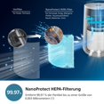 thumbnail image 3 of Philips Purificador de aire serie 600, de eficiencia energética con sensor inteligente, para alérgicos, filtro HEPA elimina el 99,97% de los contaminantes, cubre hasta 44 m², control de aplicación,, 3 of 5