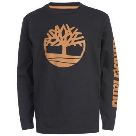 Timberland Big Boys Logo-Print Sweatshirt, Various Sizes Title: XL 18/20Black