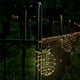 thumbnail image 4 of Paquete de 2 luces solares colgantes para exteriores, 60 luces LED solares decorativas de piña para exteriores para jardín, patio, césped, decoración de mesa, blanco cálido, 4 of 5