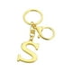 thumbnail image 2 of 1 llavero de metal con letras doradas de la A a la Z, ideal como regalo de Navidad, para decorar el hogar otoñal o para decorar la habitación., 2 of 6
