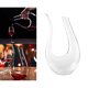 thumbnail image 5 of Decantador de Vino Transparente, Regalos, Soplado a Mano, en Forma de U, Aireador de Vino , Jarra de Cocina, Cafetería, Bar, Restaurant Los 335x22cm Sunnimix Decantador de vino, 5 of 8