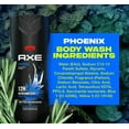 thumbnail image 3 of Axe Phoenix Refreshing Long Lasting Men's Body Wash Crushed Mint and Rosemary, 16 fl oz (2 Pack), 3 of 7