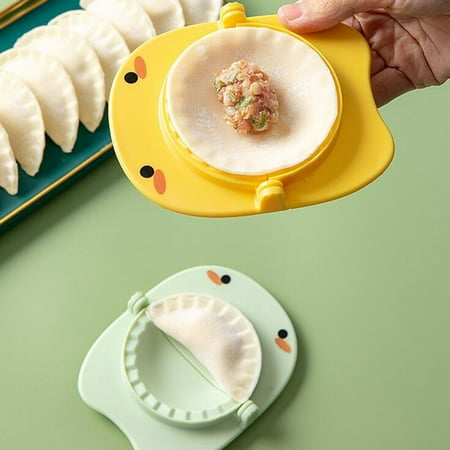 

Riguas Dough Presser Detachable Widen Handgrip Z-shaped Texture Handheld Folding Dumpling Pressing Mold Kitchenware Supplies