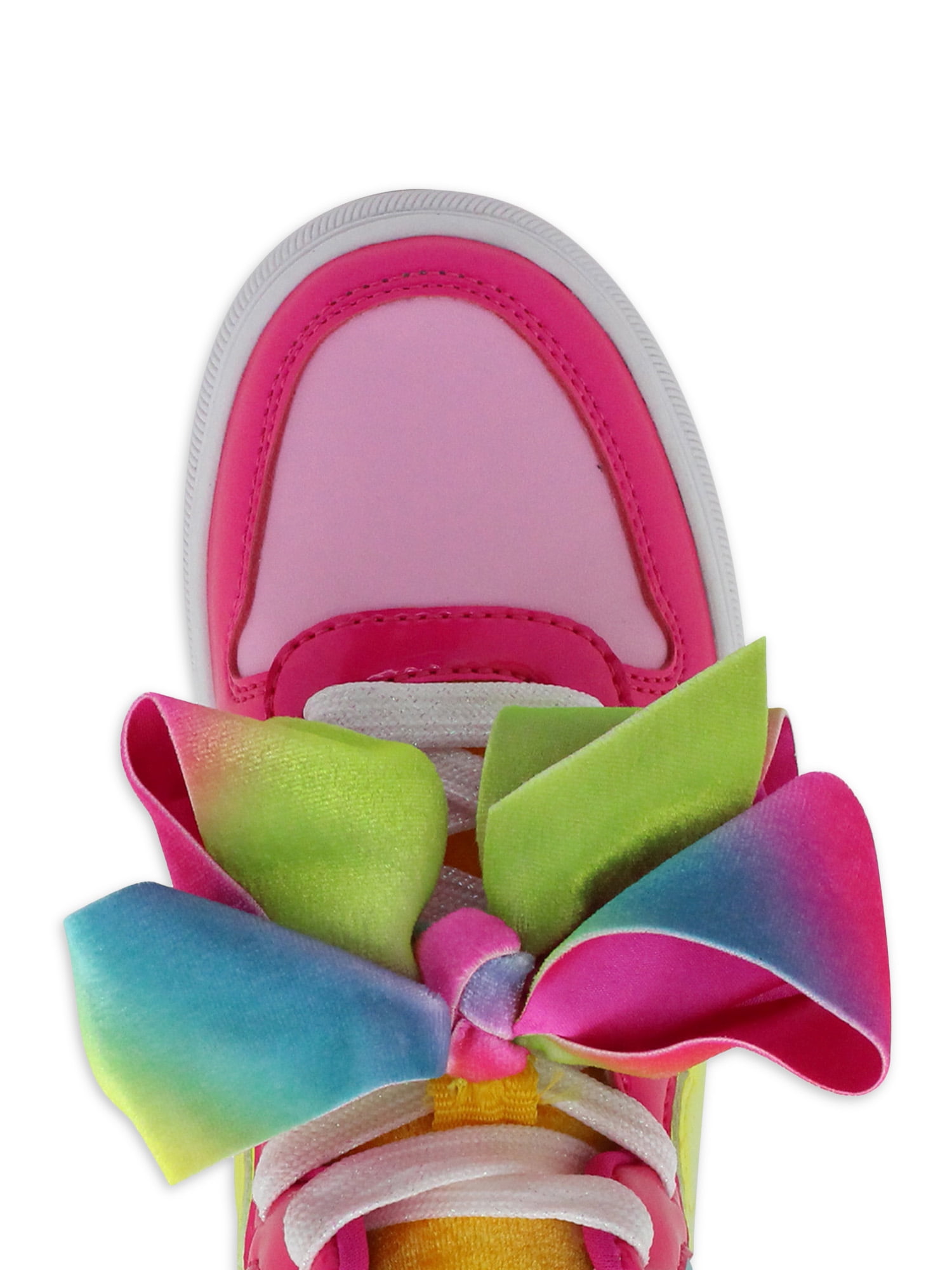 Nickelodon Jojo Siwa Little Girl & Big Girl Neon Athletic High Top Sneaker