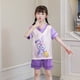 thumbnail image 1 of Spiderman Marvels Conjunto de pijamas para niños Ropa de dormir Piyamas Seda de hielo Ropa para el hogar Seda Niños Verano Manga corta Suit14 altura 125-135 cm zhangmengya CONDUJO, 1 of 2
