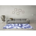 thumbnail image 3 of Ahgly Company Indoor Rectangle Abstract Blue Modern Area Rugs, 8' x 10', 3 of 4