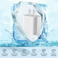 thumbnail image 3 of Phone Charger 6Ft Charging Cable and Wall Charger Power Adapter Plug Block Compatible with iPhone 14 pro max 13 12 X/8/8 Plus/7/7 Plus/6/6S/6 Plu/5S/SE/Mini/Air/Pro, 3 of 4