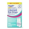 Equate Support Advanced Lubricant Eye Drops, 0.5 fl oz, 2 Pack
