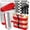 Red, variant on Frsuoak Aluminum Mini Loaf Pans with Lids, Perfect Individual Size, 100 Count