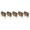 thumbnail image 1 of Unique Bargains Maxi Fuse 70A Blade Fuse, Blade Style Fuses Replacement for Automotive Car Boat Truck SUV RV Motorcycle Brown 5 Pcs, 1 of 7