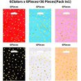 thumbnail image 4 of Happy Birthday Party Favor Bags 36 PCS Plastic Gift Bags with Glitter Stars for Children, Babies, Girls and Boys Birthdays, 4 of 7