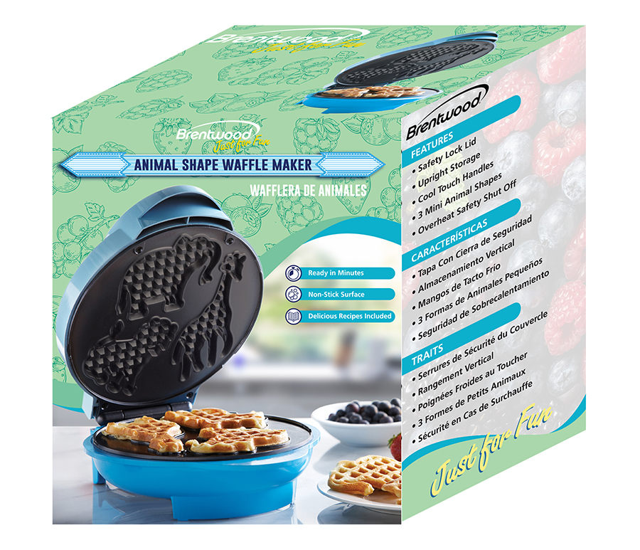 brentwood animal shape waffle maker