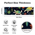 thumbnail image 2 of Sea turtles Kitchen Mats Runner Rug - Rectangular, 15.7"x59", Washable, , Absorbent Rubber Mat, 2 of 6