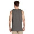 thumbnail image 2 of The Gildan Adult Heavy Cotton 53 oz Tank Top Top - GRAPHITE HEATHER - M, 2 of 2