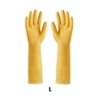 thumbnail image 3 of Guantes de Goma Bewildely Utensilio de Cocina y Jardinería Amarillo L, 3 of 6