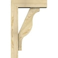 thumbnail image 3 of Ekena Millwork 6"W x 20"D x 32"H Funston Block Rough Sawn Bracket w/ Offset Brace, Douglas Fir, 3 of 25