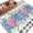 Blue, variant on Blue Pink Hydrangea Entryway Rug 2'x3' Non Slip Front Door Mats, Eucalyptus Leaves Grey Plaid Entrance Rugs Indoor Outdoor Carpet, Washable Floor Mats Small Area Rug for Bedroom Kitchen