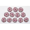 thumbnail image 6 of IBA Indianbeautifulart Pink Flower Watercolor Decorative Buttons For Sewing Crafting&nbsp;Handmade Button Canvas Fabric Buttons 25 Mm Pack Of 50, 6 of 7