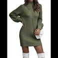 thumbnail image 1 of Suéteres Tipo Cárdigan para Mujer, Abiertos Al Frente, para Otoño e Invierno, de Larga, Holgados, Informales, para Abrigo. Verde XL, 1 of 10