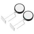 thumbnail image 1 of 1.5m / 4.9Ft Retractable Remote Control Tether, Security Remote Cable Lock for TV Remotes Black (Square Iron Cap) 2 Pcs, 1 of 6
