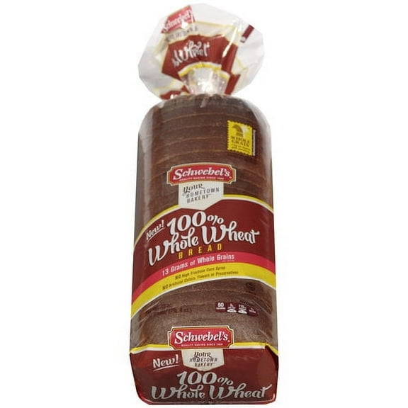 Schwebel Hometown 100% Whole Wheat Bread 20oz.
