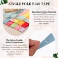 thumbnail image 3 of Uxcell Single Fold Bias Tape, Wide Cotton Bias Binding Tape Hemming for DIY Crafts Garment Sewing Seaming Piping Pink Blue, 3 of 7