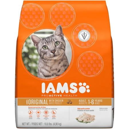 Iams Proactive Health Adult Original Chicken Dry Cat Food ...