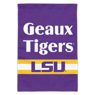 Louisiana State LSU Tigers Geaux Tigers Large Outdoor Banner Flag