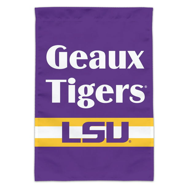 Geaux Tigers LSU Garden Yard Flag - Walmart.com