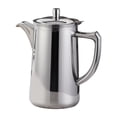 thumbnail image 1 of Jarra de agua de acero inoxidable, hervidor de agua fría, herramienta multifuncional para servir bebidas, dispensador de bebidas para cocina de hotel Pico corto, 1 of 8