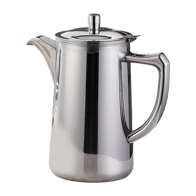 Jarra de agua de acero inoxidable, hervidor de agua fría, herramienta multifuncional para servir bebidas, dispensador de bebidas para cocina de hotel Pico corto