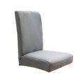 thumbnail image 2 of Solid Color High Elastic Chair Cover, Universal Fit, Durable Polyester, Comfortable Breathable, Protects Against Stains Scratches, 2 of 4