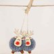 thumbnail image 1 of 2pcs Christmas Decoration Deer Pendant Christmas Tree Pendant Gift, 1 of 3