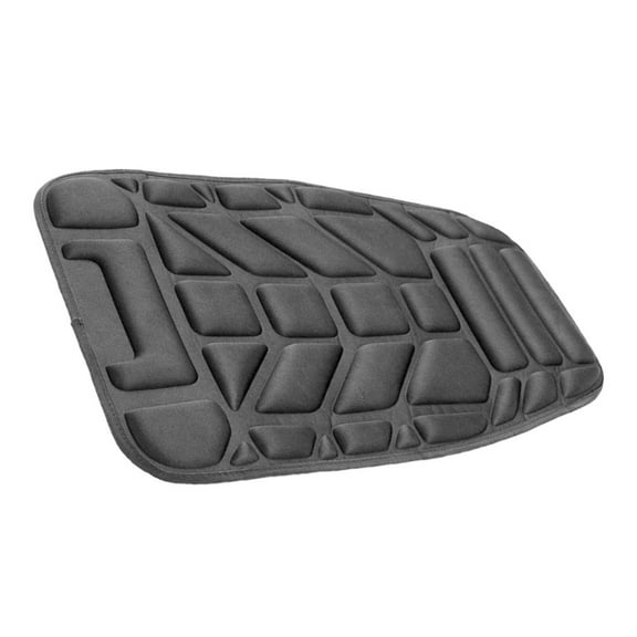 Amosfun Motorcycle Rear Seat Pad Quad Bike Seat Cushion Black PVC 1Set