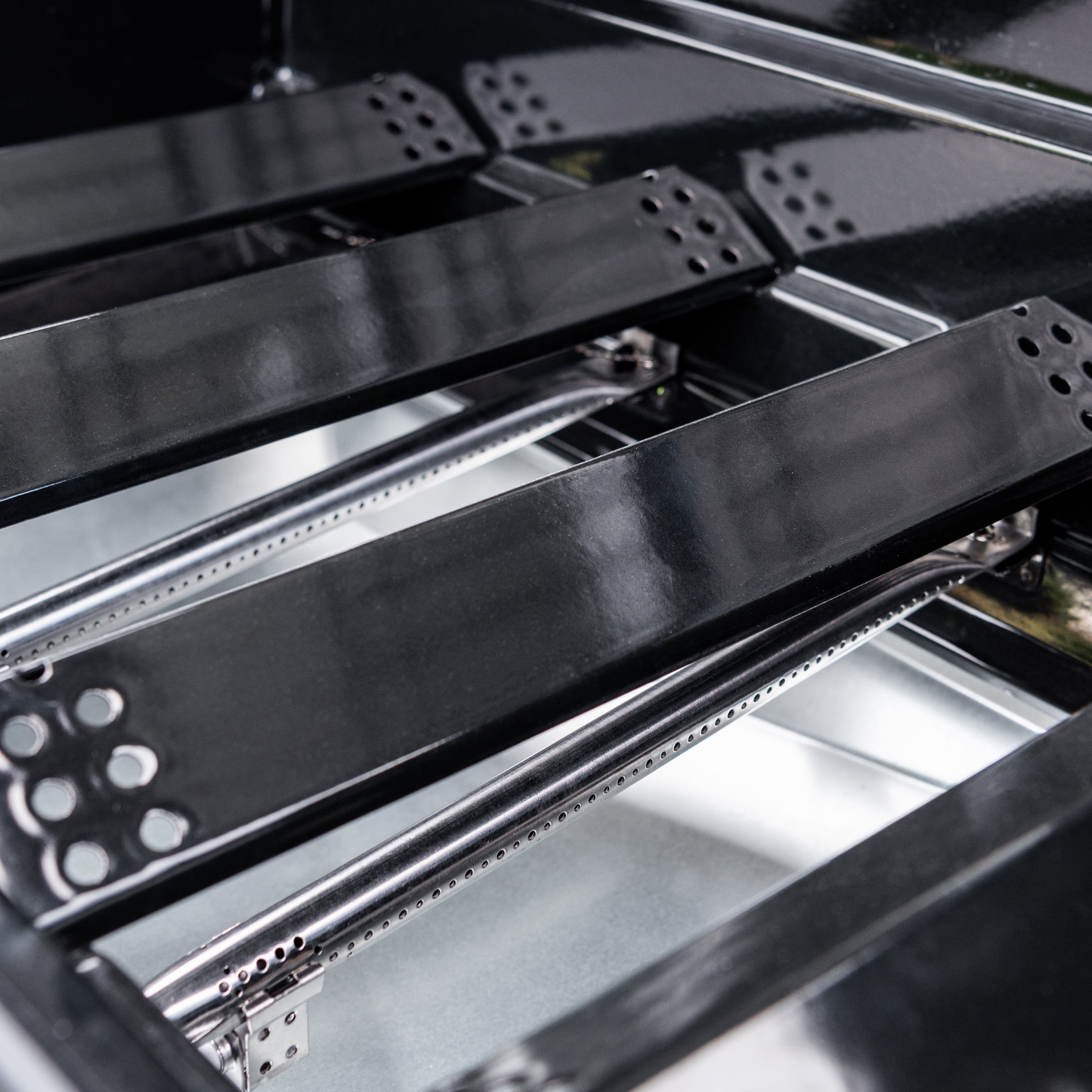 Expert Grill 4-Burner Gas Grill with Side Burner, Red