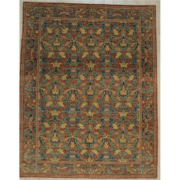 EORC 8 x 10 ft. Spanish Transitional Area Rug - Red