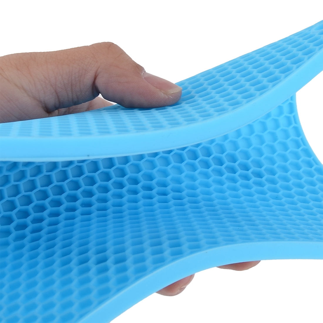 Home Desktop Silicone Designed Antiskid Cup Heat Resistant Mat Blue