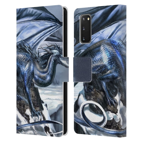 Head Case Designs Officially Licensed Ruth Thompson Dragons Silverblood Leather Book Wallet Case Cover Compatible with Samsung Galaxy S20 / S20 5G