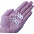 thumbnail image 3 of Heavy Duty D Ring Picture Hangers with Screws, Large Wide D-Ring Picture Hanging Hardware, Picture Hooks for Paintings, Mirror, Clock, Decoration, Artwork Picture Frame, 3 of 4