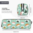 thumbnail image 3 of Rocae Kawaii Sushi for Pen and Marker Pouch with Zipper for Men and Women, Stationery Bag Pen Holder for Work and Office, 3 of 9