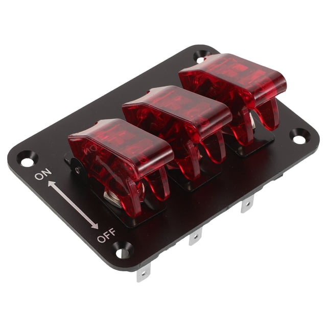 NUOLUX Interruptor Toggle Rocker 12V Con LED Resistente Y Estable Para Uso