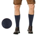 thumbnail image 3 of Mens Solid Color Oktoberfest Waffle Knit Combed Cotton Big Tall Crew Socks Multipack Comfort Fit For Everyday Wear, 3 of 6