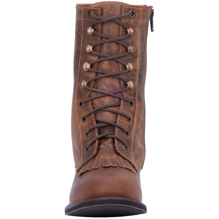 Laredo Ladies Sara Rose Round Toe Tan Lace Up Boots 52062 Walmart